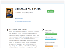 Tablet Screenshot of mohghaderi.com